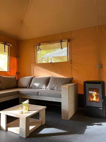 Luxe Safaritent Medley 5 Persoons Op Camping Rijsterbos Exterior photo