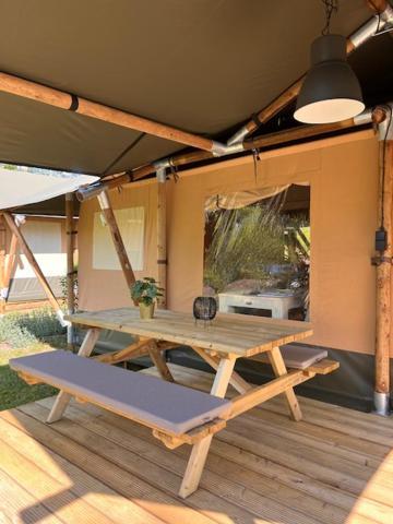 Luxe Safaritent Medley 5 Persoons Op Camping Rijsterbos Exterior photo